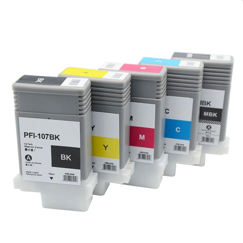 Cartus compatibil Canon PFI-107 Black / Matte Black / Cyan / Magenta / Yellow, 130 ml Magenta - imagine 7